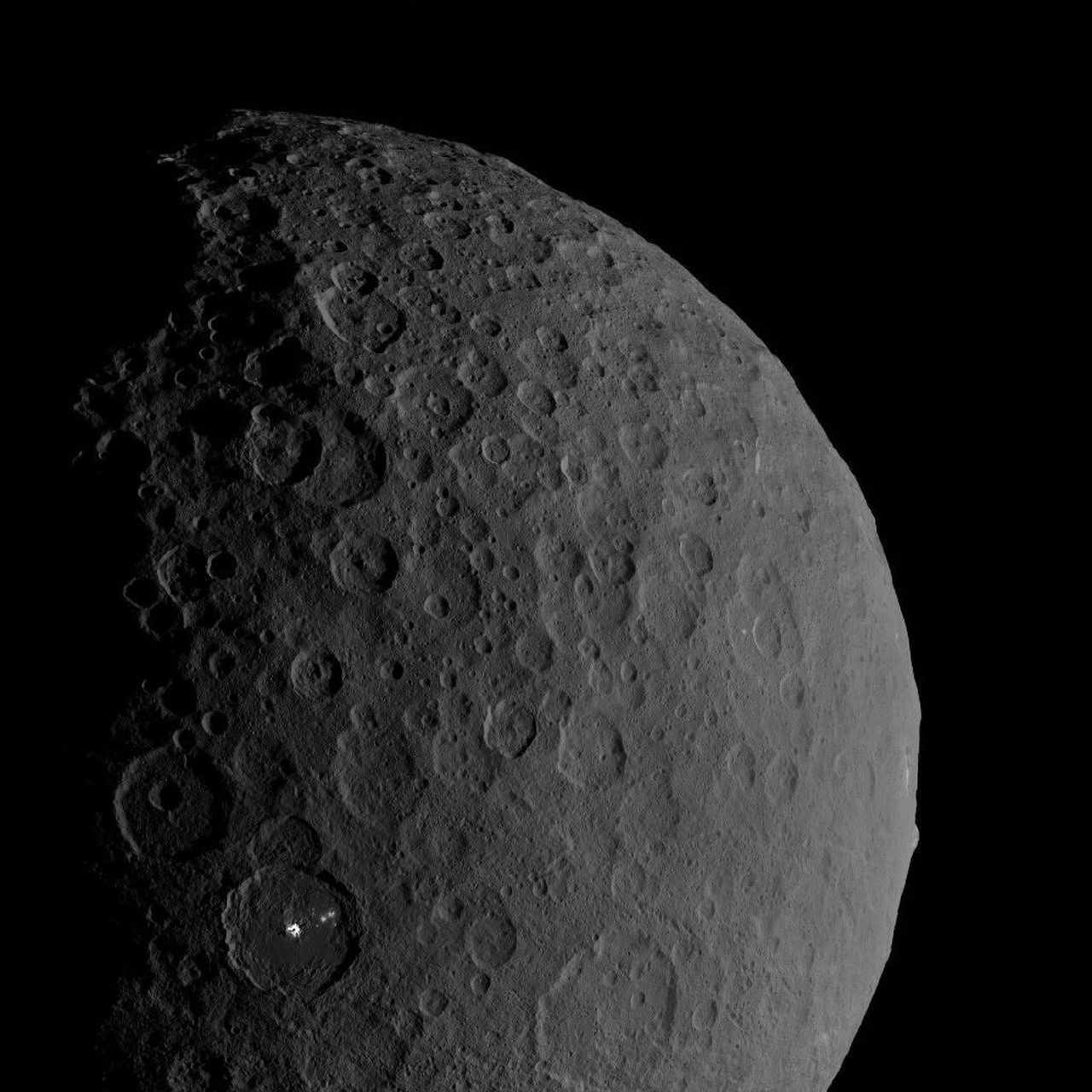 Image - ceres asteroid space crater occator