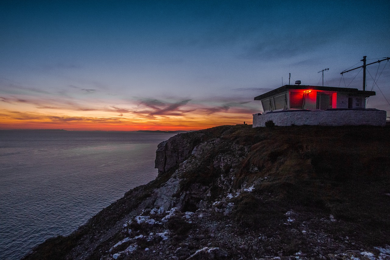 Image - coast in the evening ocean dorset