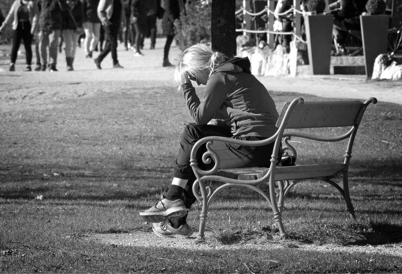 Image - person bench individually human