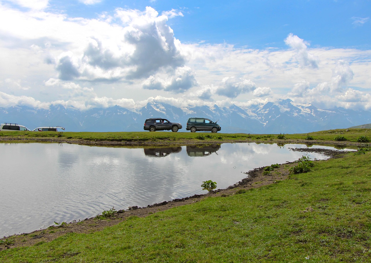 Image - truck jeep 4x4 agenda nature lake