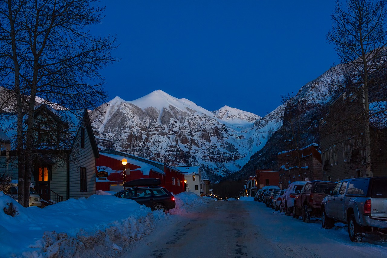 Image - telluride colorado town urban city