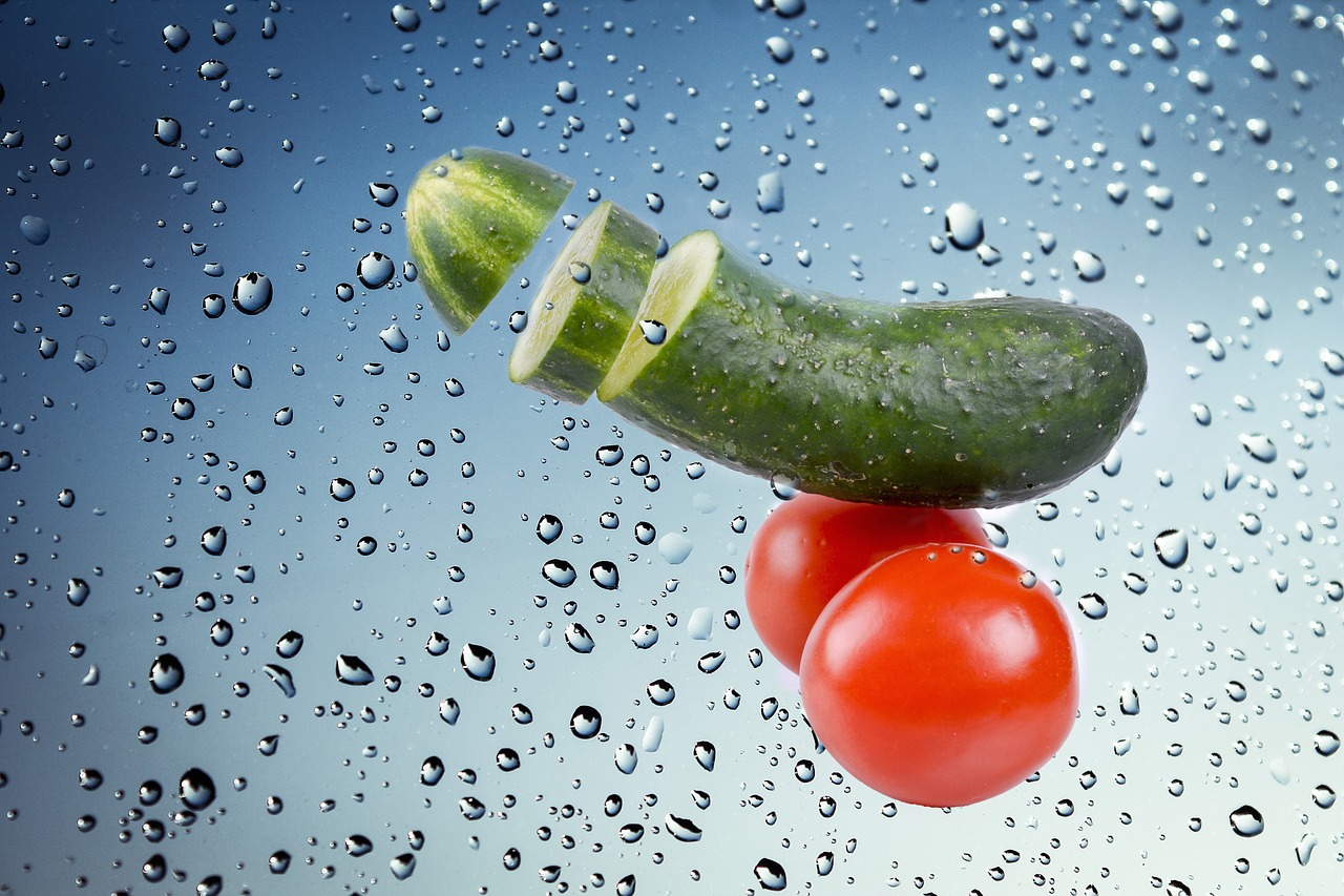 Image - cucumber tomato breakfast salad