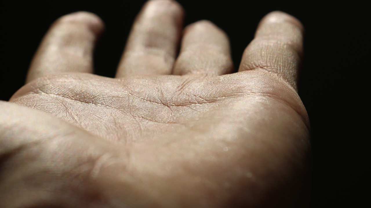 Image - hand pattern abstract structure