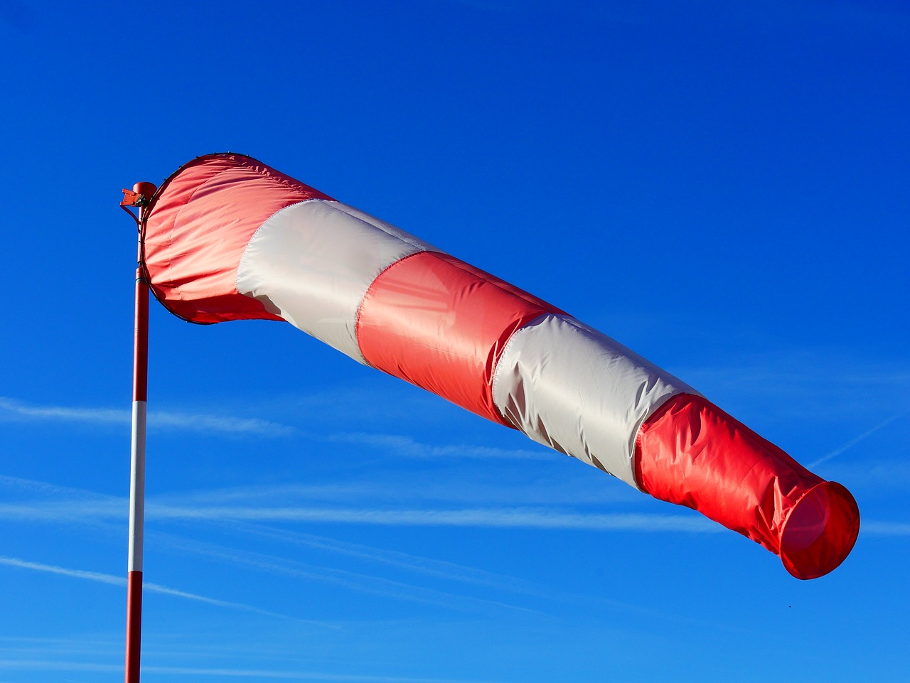 Image - wind sock aviation airport sky