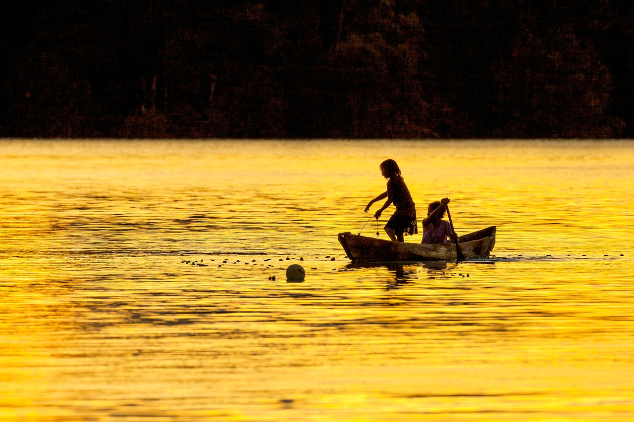 Image - sister evening fish caught