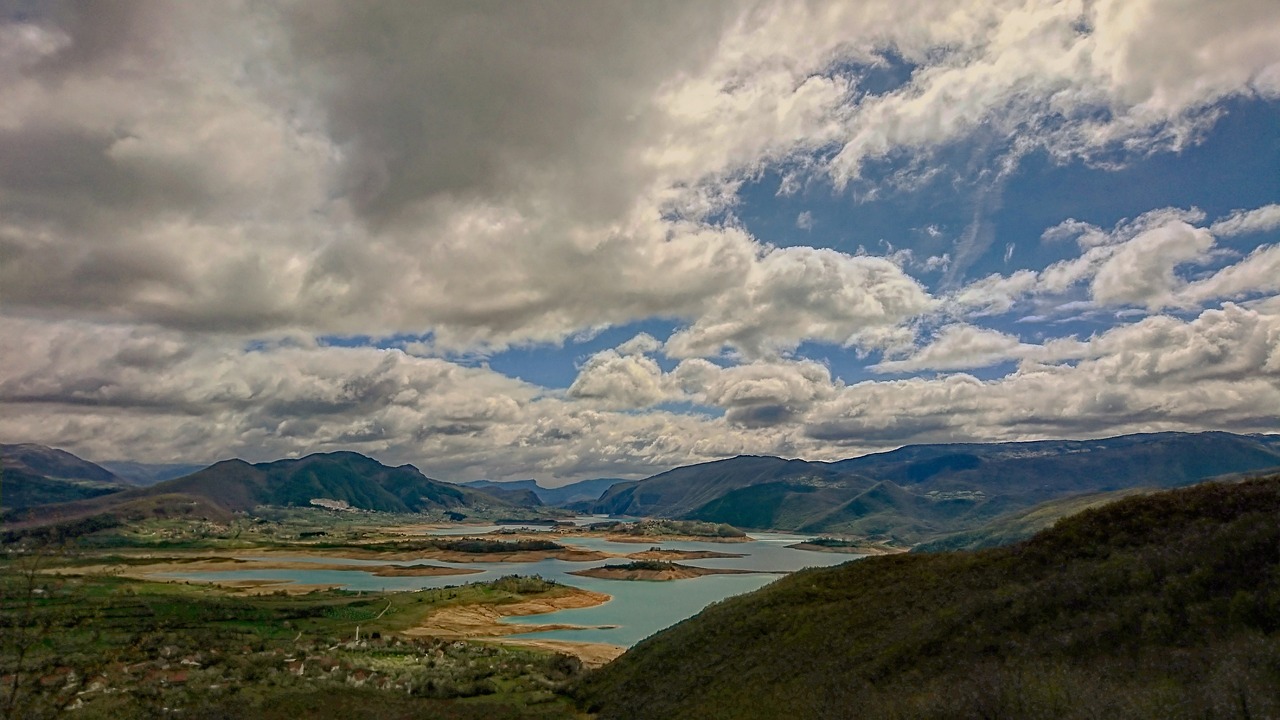 Image - lake clouds nature ramsko jezero