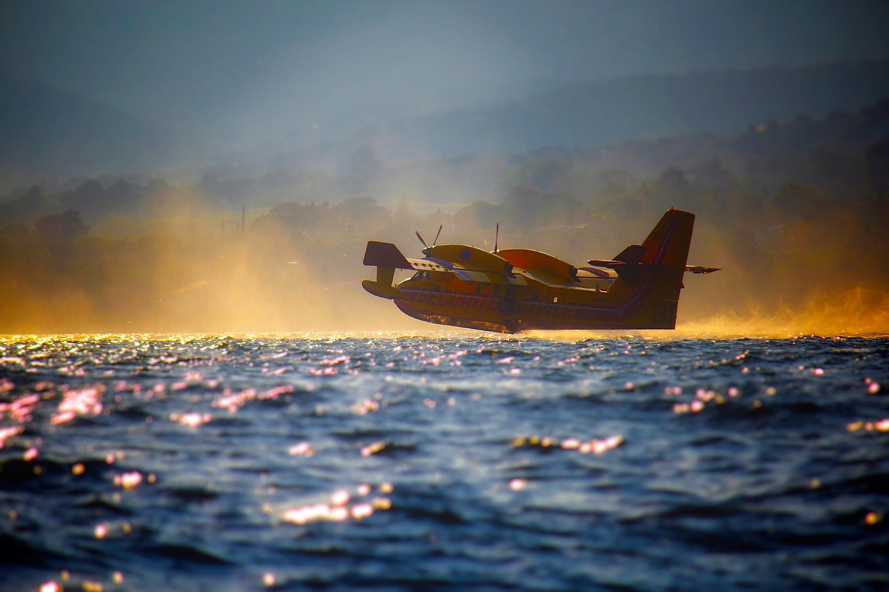 Image - france sea ocean seaplane airplane