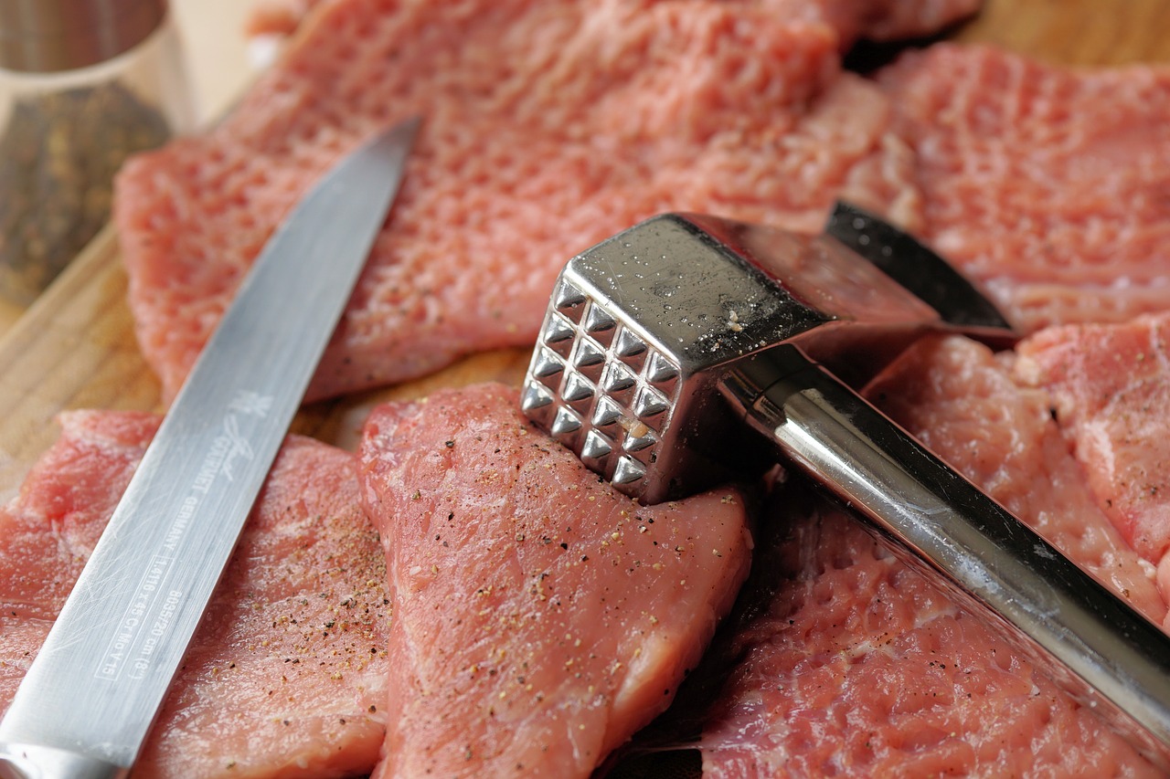 Image - knife meat hammer meat tenderizer
