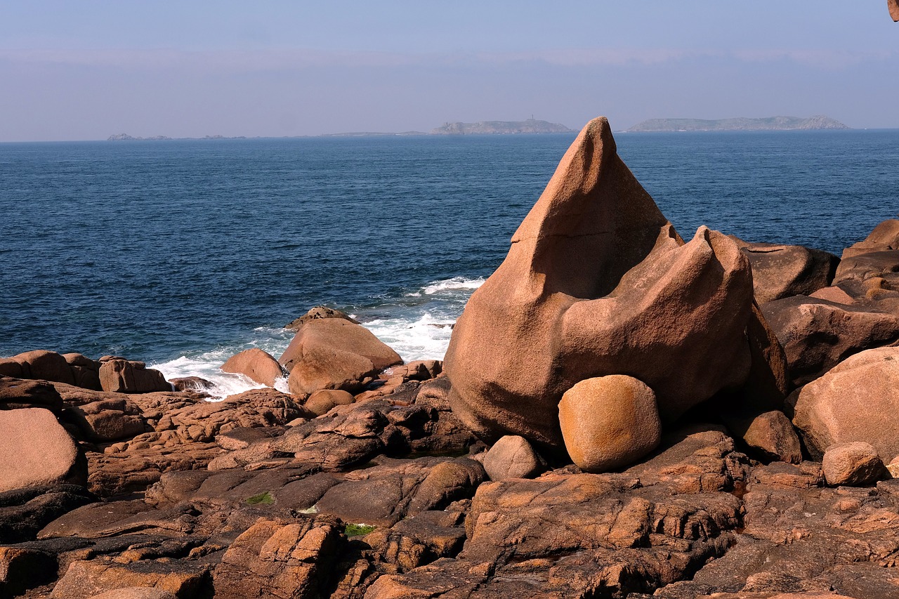 Image - brittany landscape sea side blue