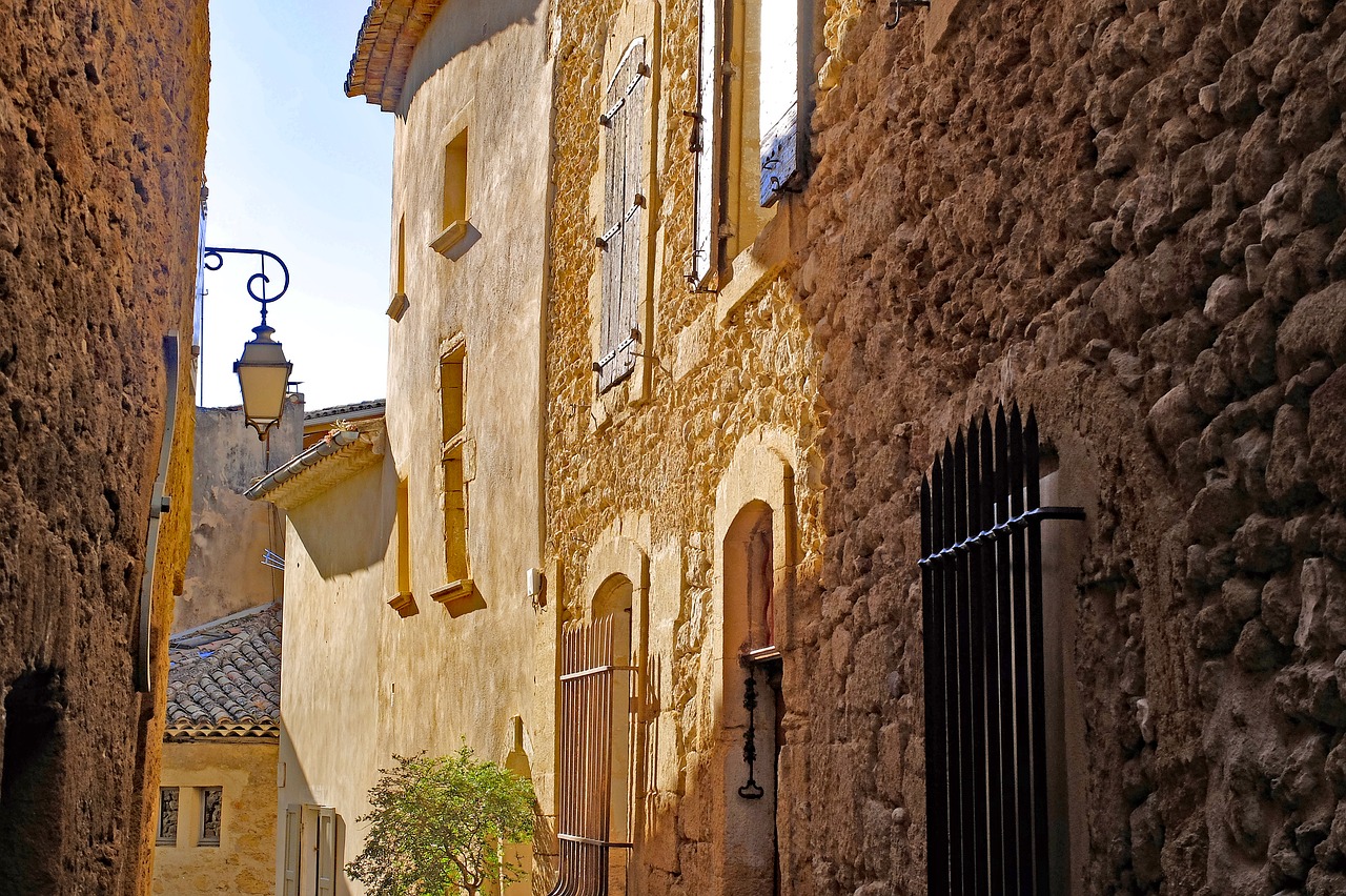 Image - france provence street alley old