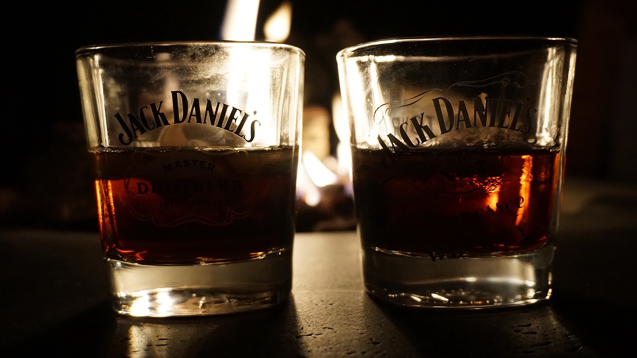 Image - jack daniels whiskey glasses drink