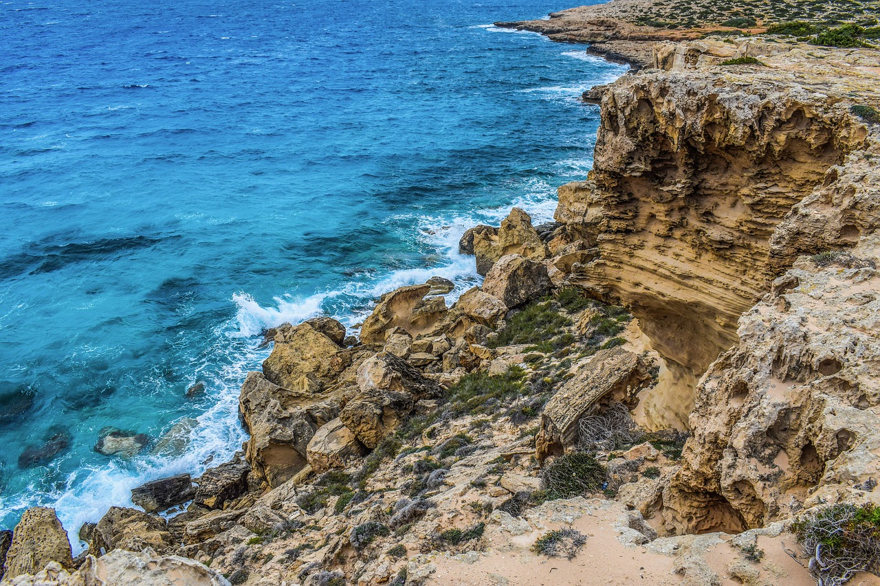 Image - cliff sea wilderness landscape