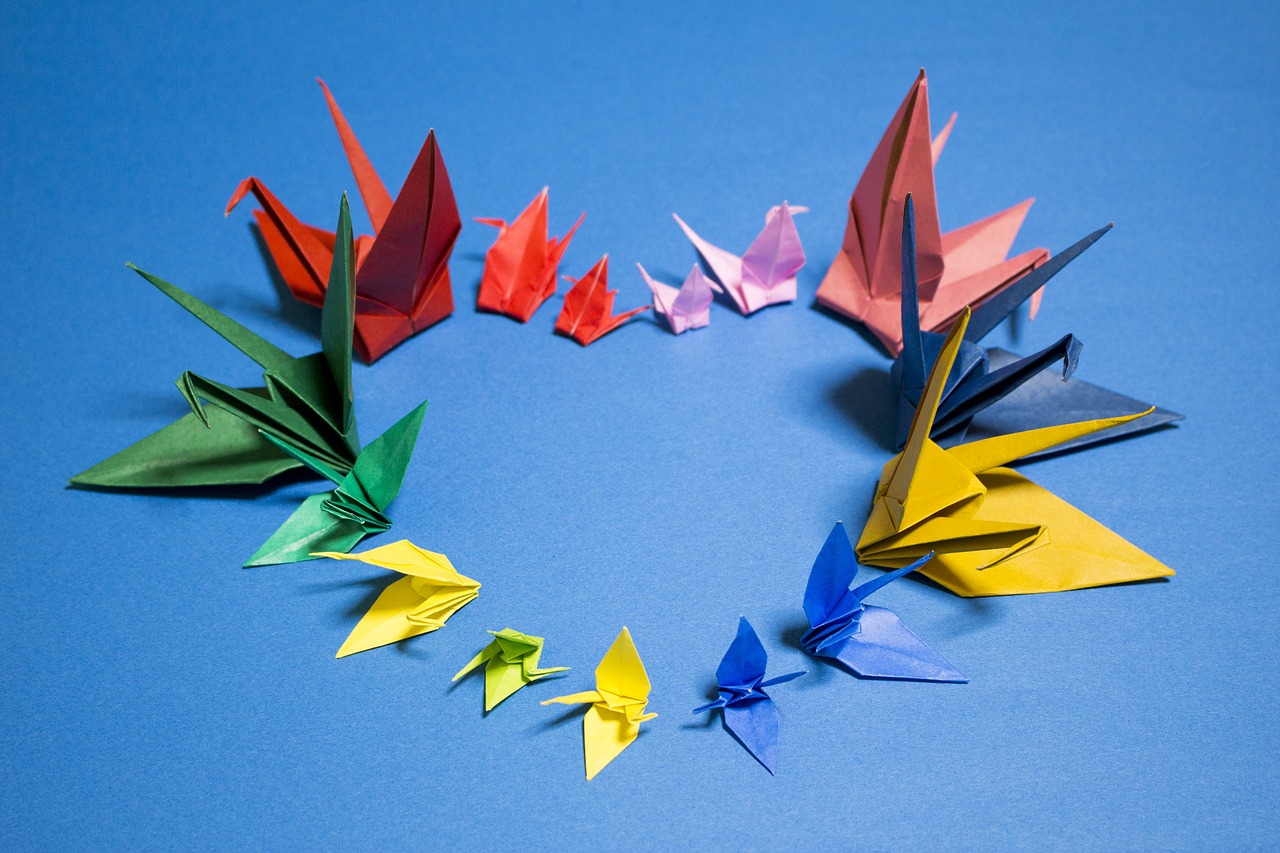 Image - origami crane japan heart love