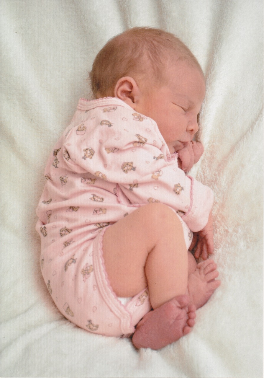 Image - baby birth pink newborn girl