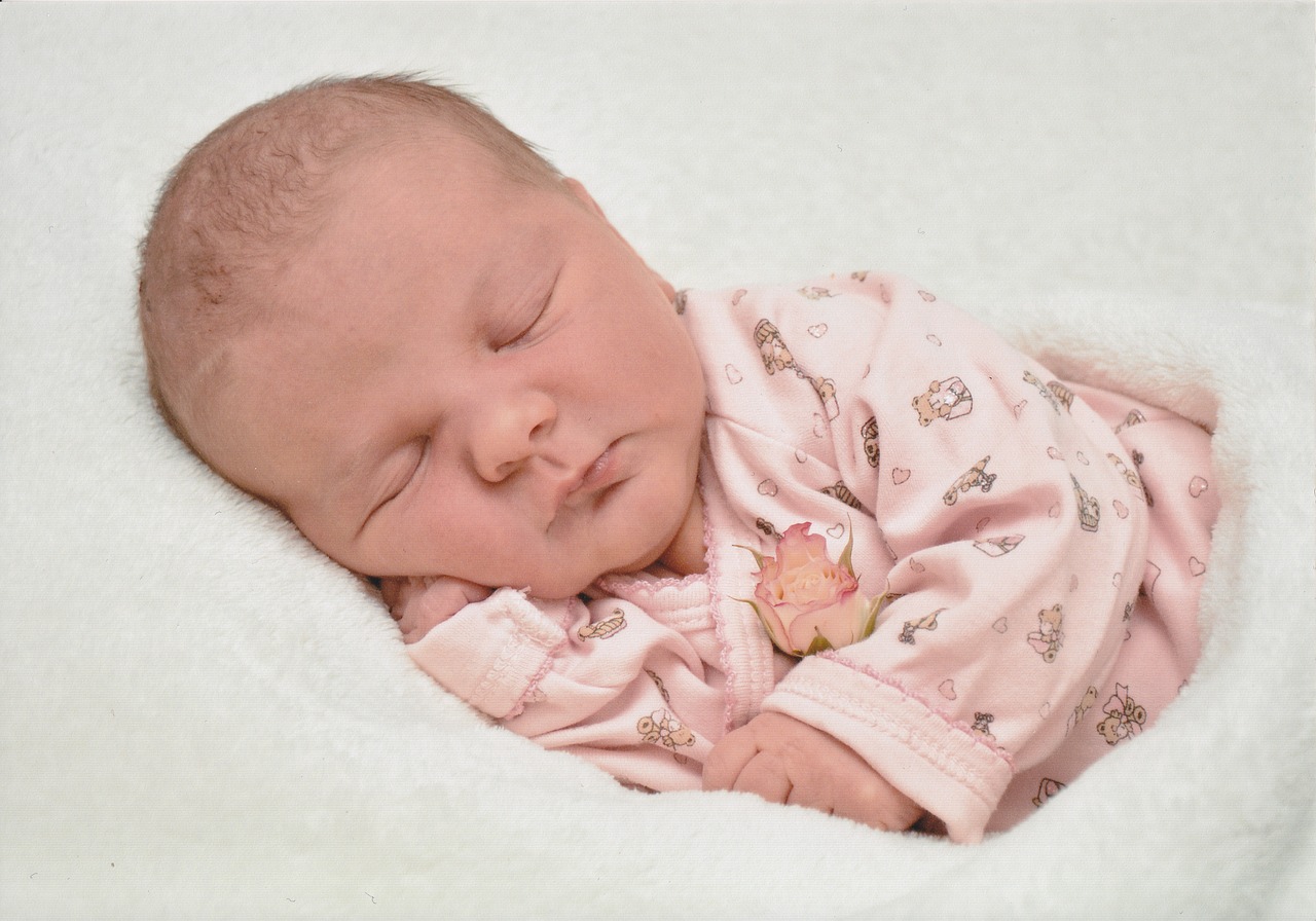 Image - baby birth pink newborn girl