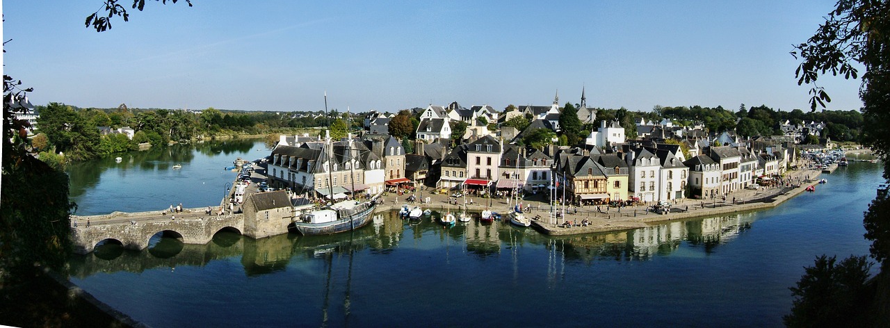 Image - old town of auray morbihan france