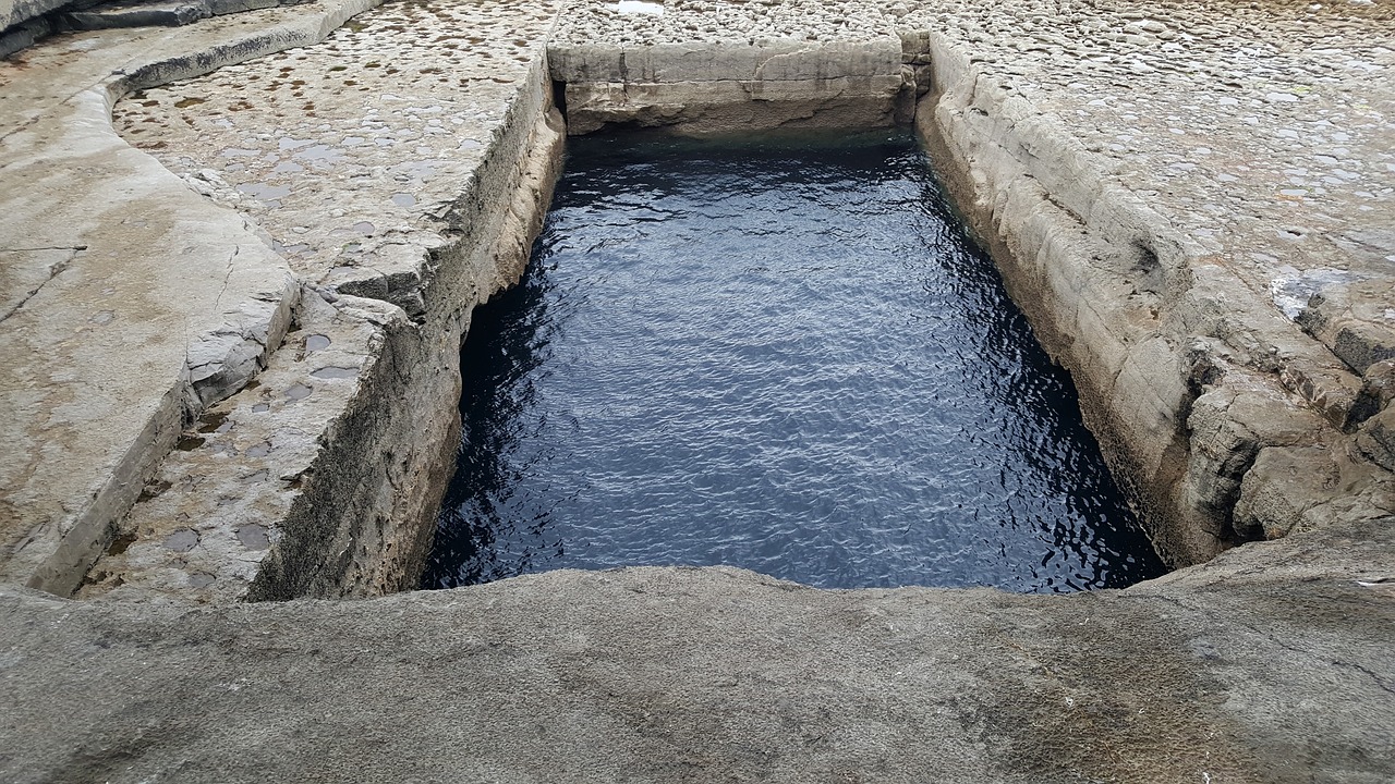 Image - rock pool nature ocean landscape