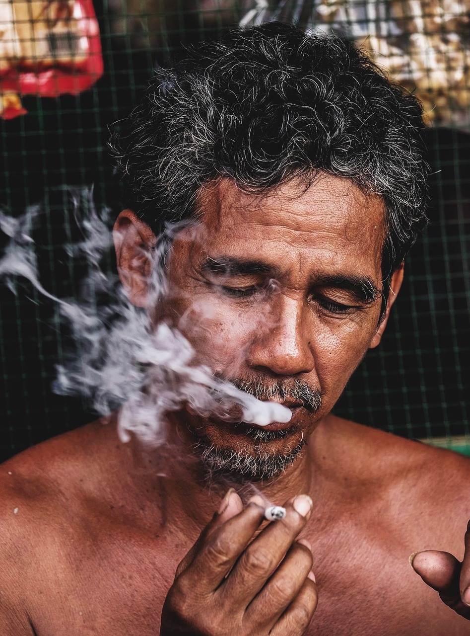 Image - man vietnam people smoke life