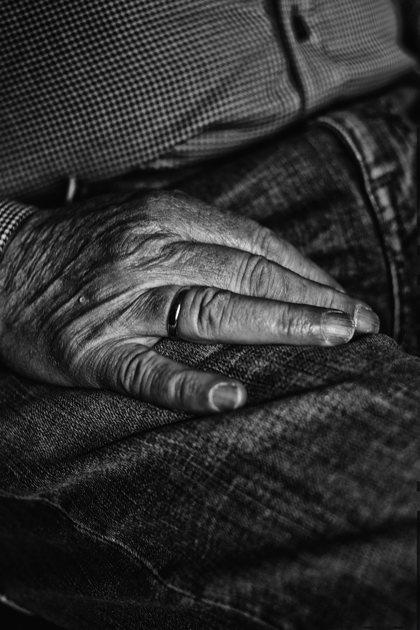 Image - hands man human person male old