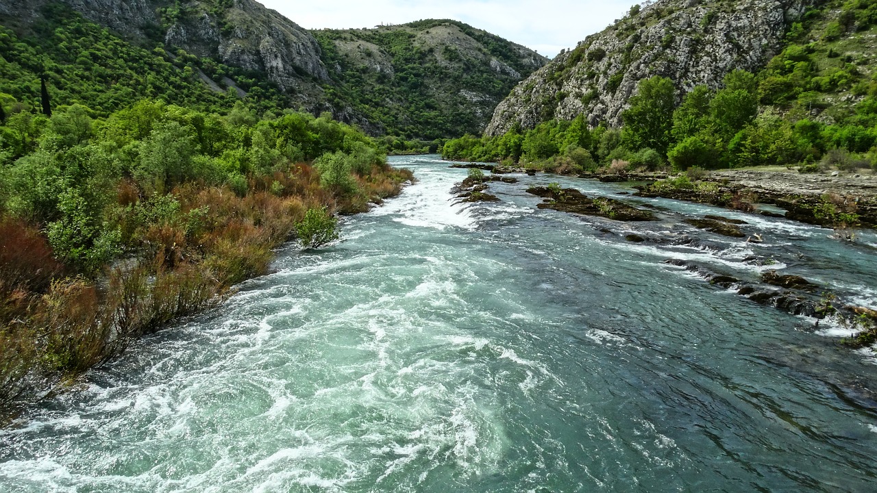 Image - neretva river herzegovina landscape