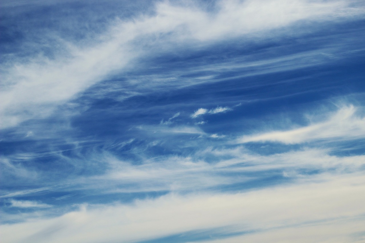 Image - sky clouds blue clouds sky nature