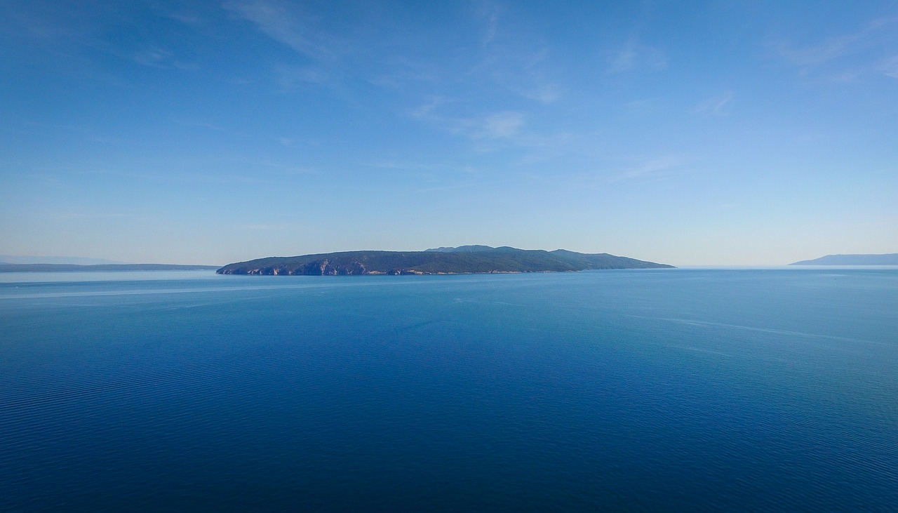 Image - island cres sky croatia blue sea