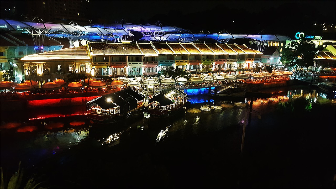 Image - riverside clarke quay singapore