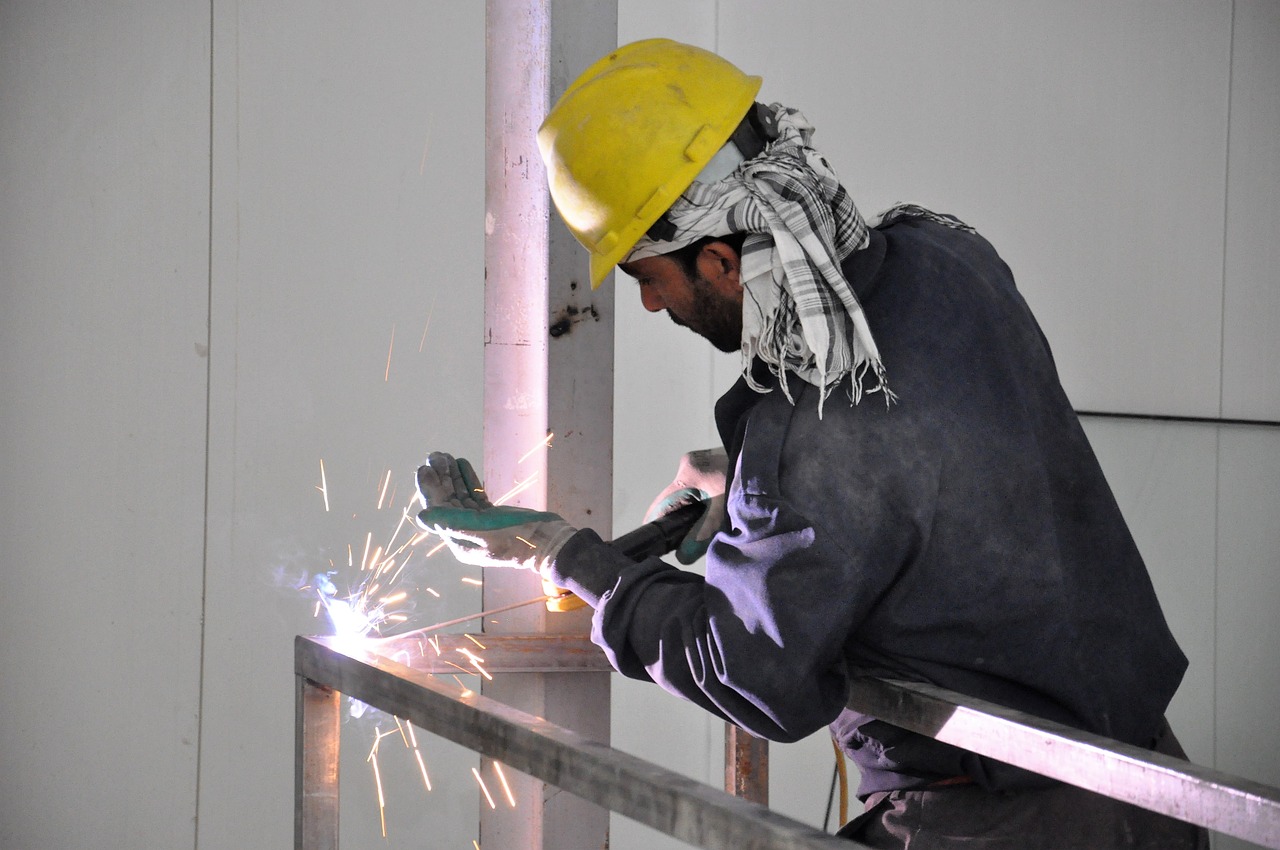 Image - workers weld welder work industry