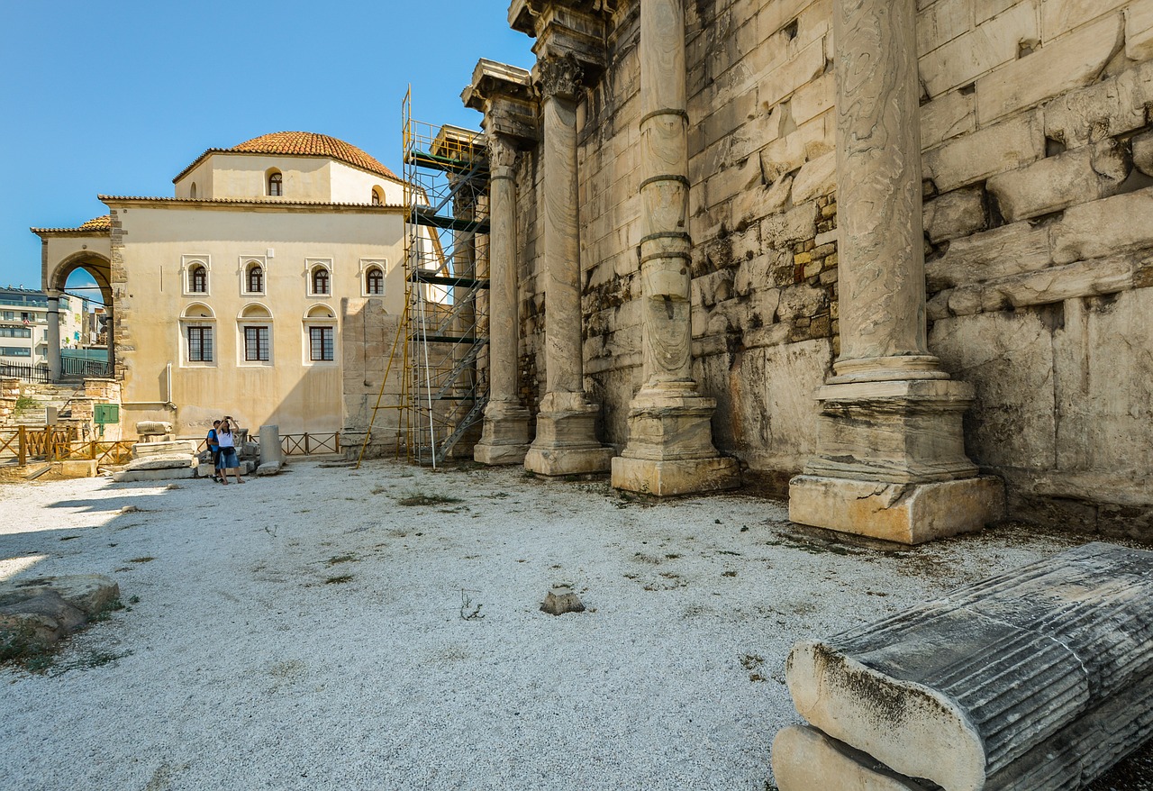 Image - athens columns pillars ruins