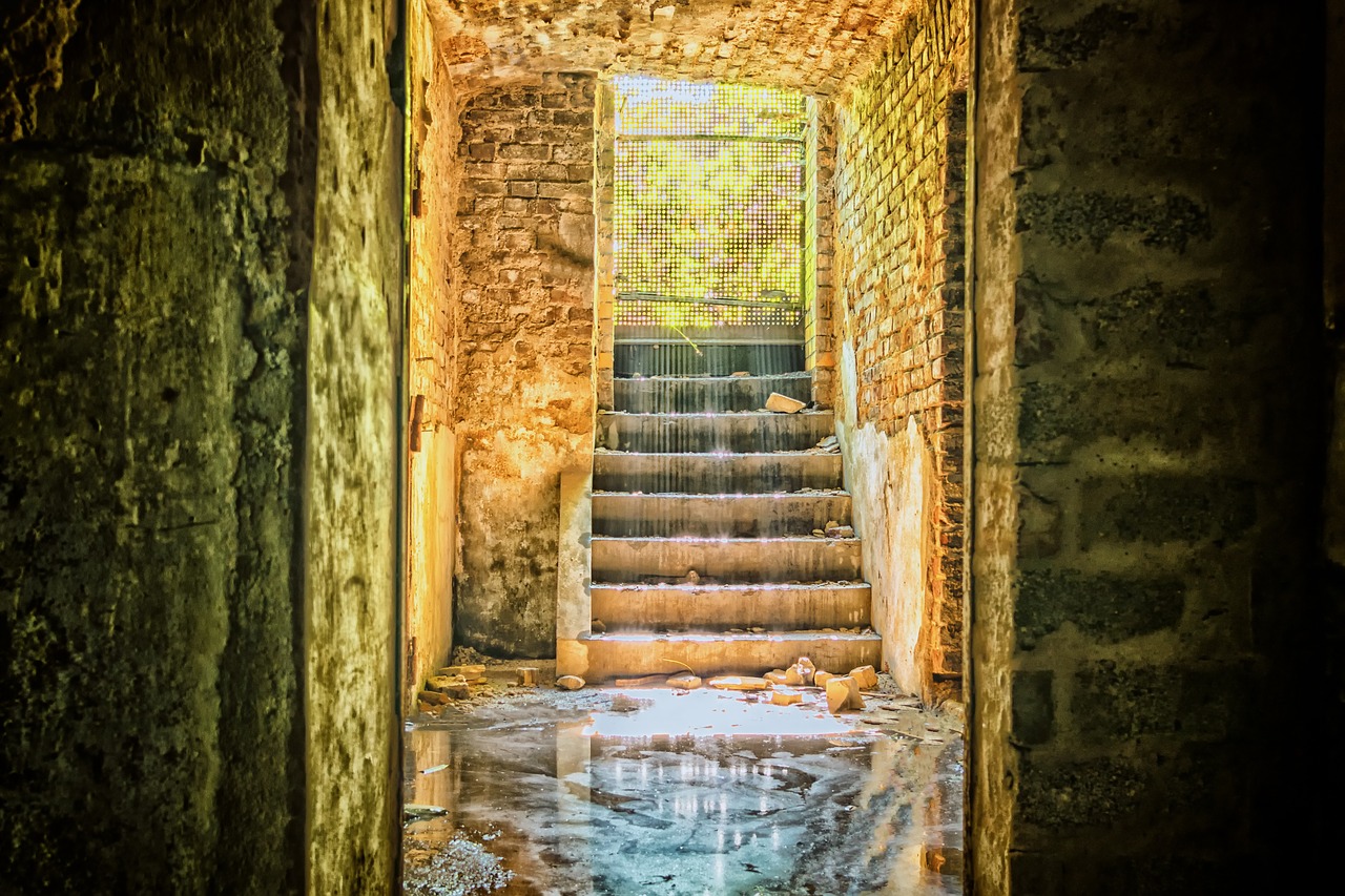 Image - lost places keller stairs mystical