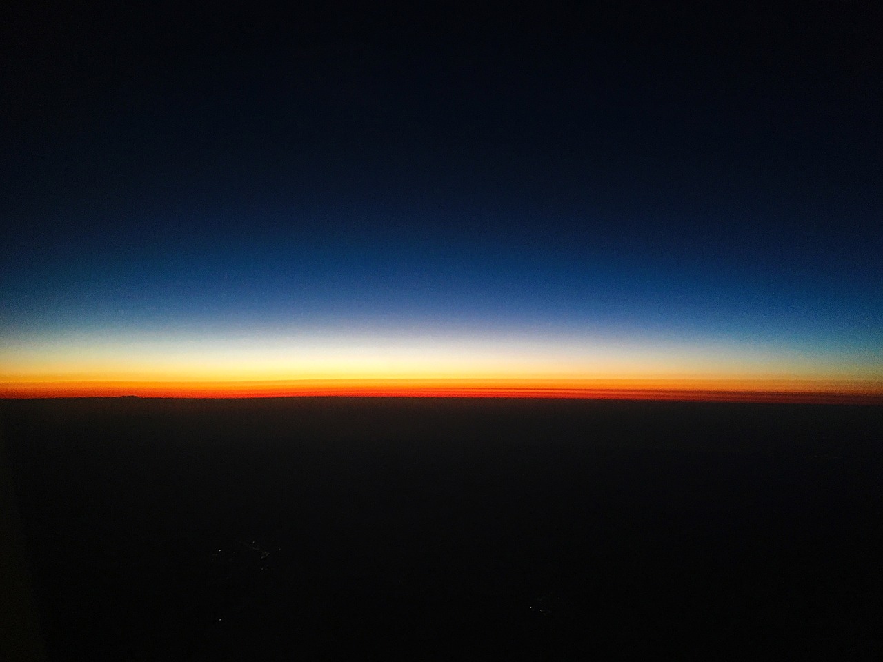 Image - sunset airplane cloud setting sun