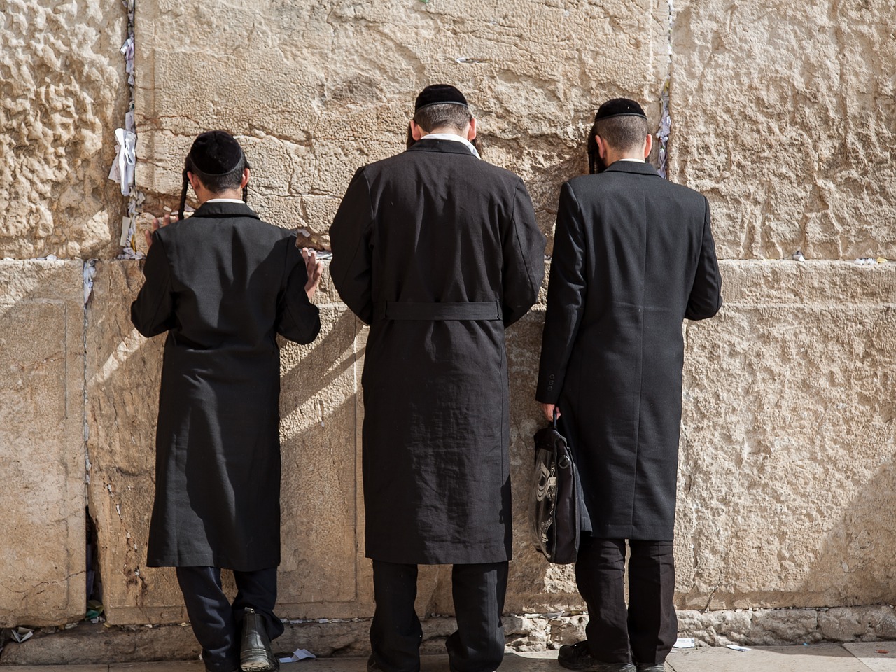 Image - western wall jerusalem jews pray