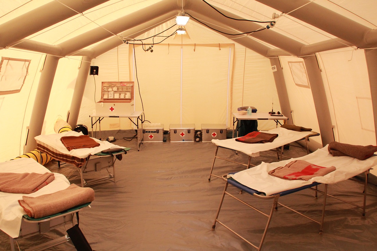 Image - civil protection treatment tent