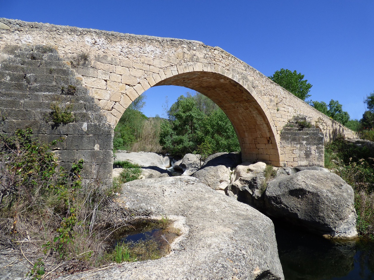 Image - bridge medieval romanesque stone