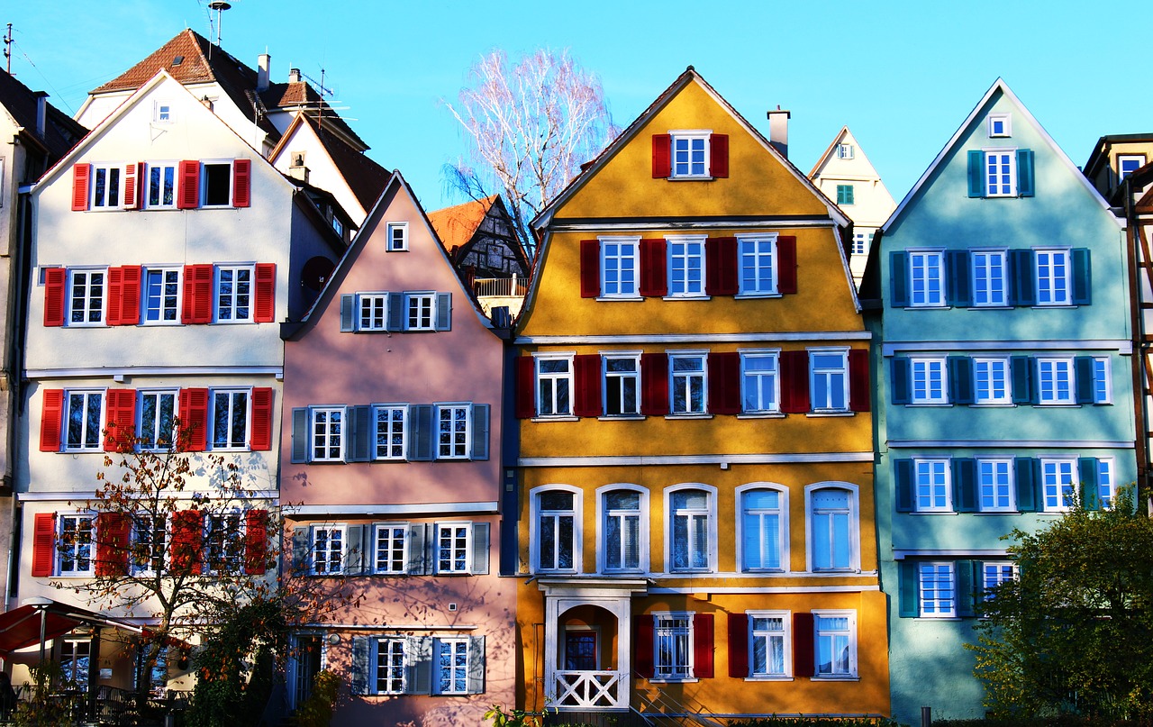 Image - tübingen old town colorful neckar