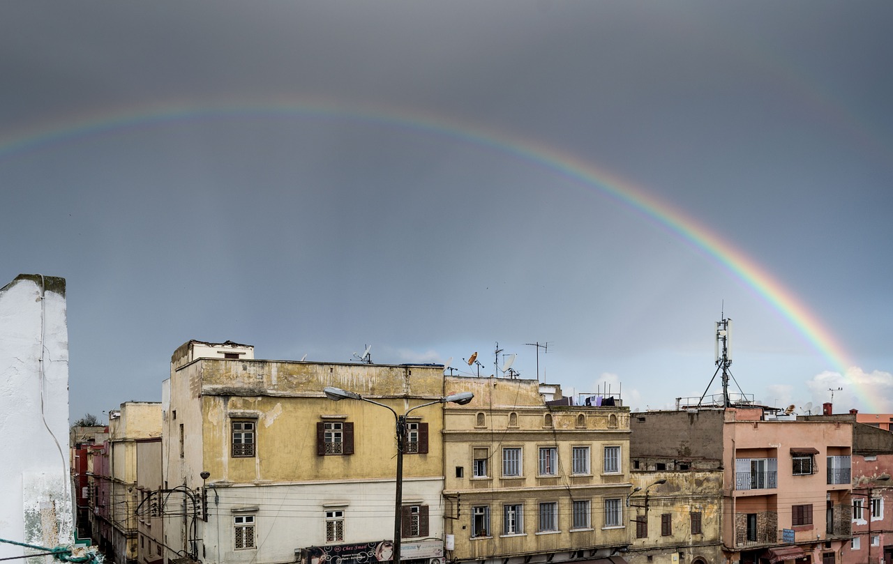 Image - rainbow good looking nature