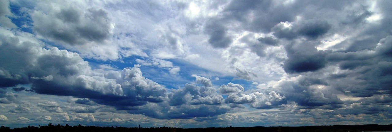 Image - nature clouds dark horizon summer