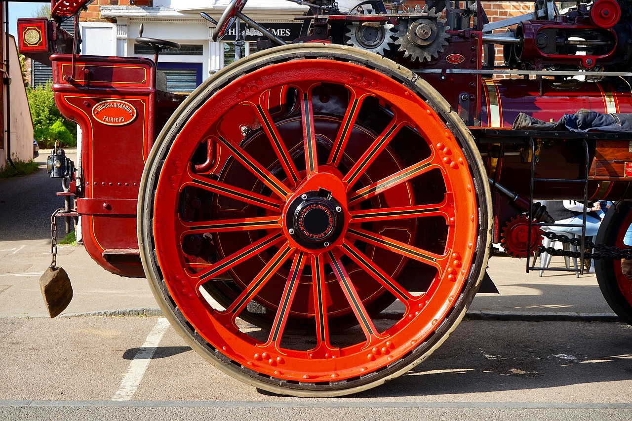 Image - traction engine wheel engine