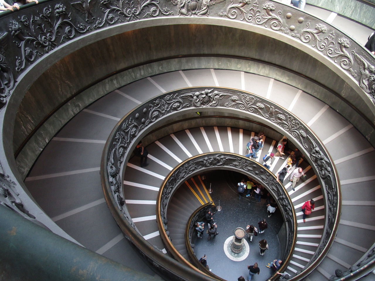 Image - vatican museum stairs rome