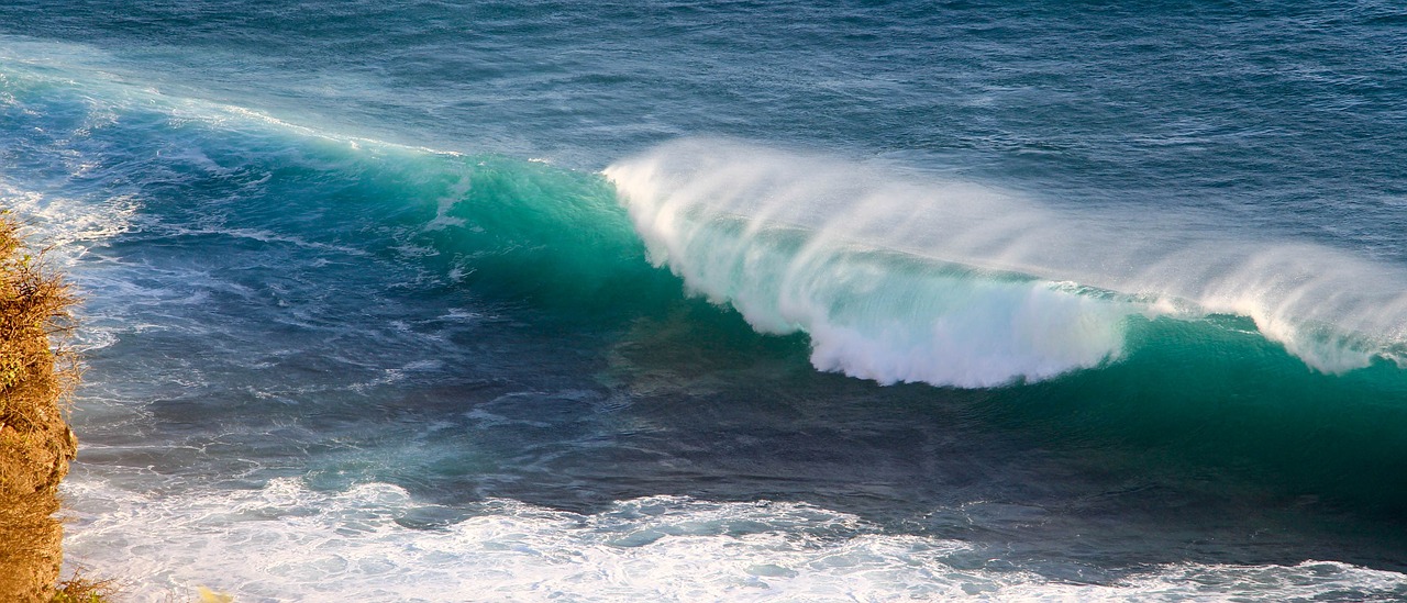 Image - wave beach water large sunshine