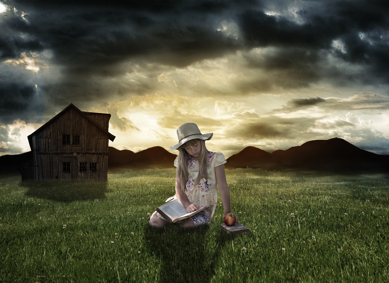 Image - meadow the little girl dark book