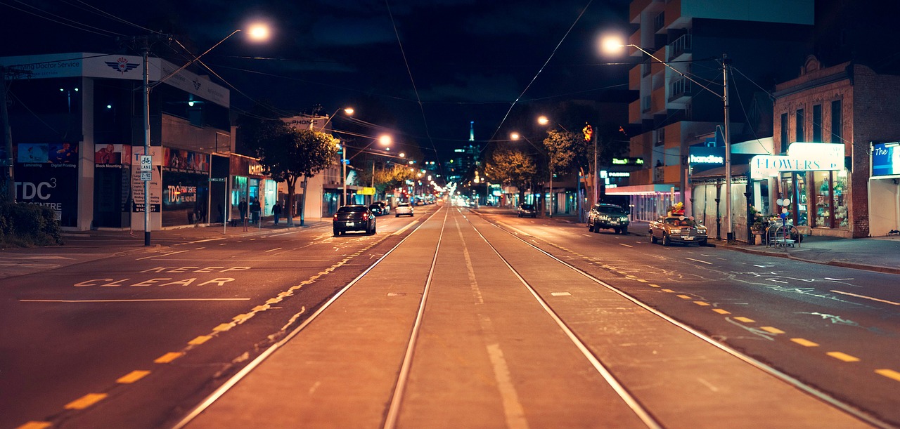 Image - street tracks melbourne richmond