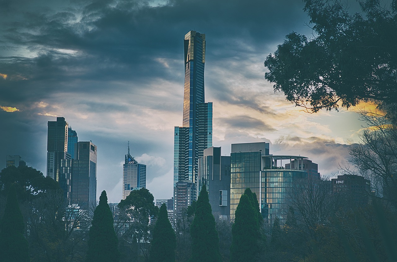 Image - melbourne city cityscape tower sky