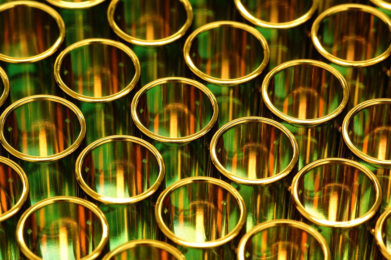 Image - gold tubes science research shiny