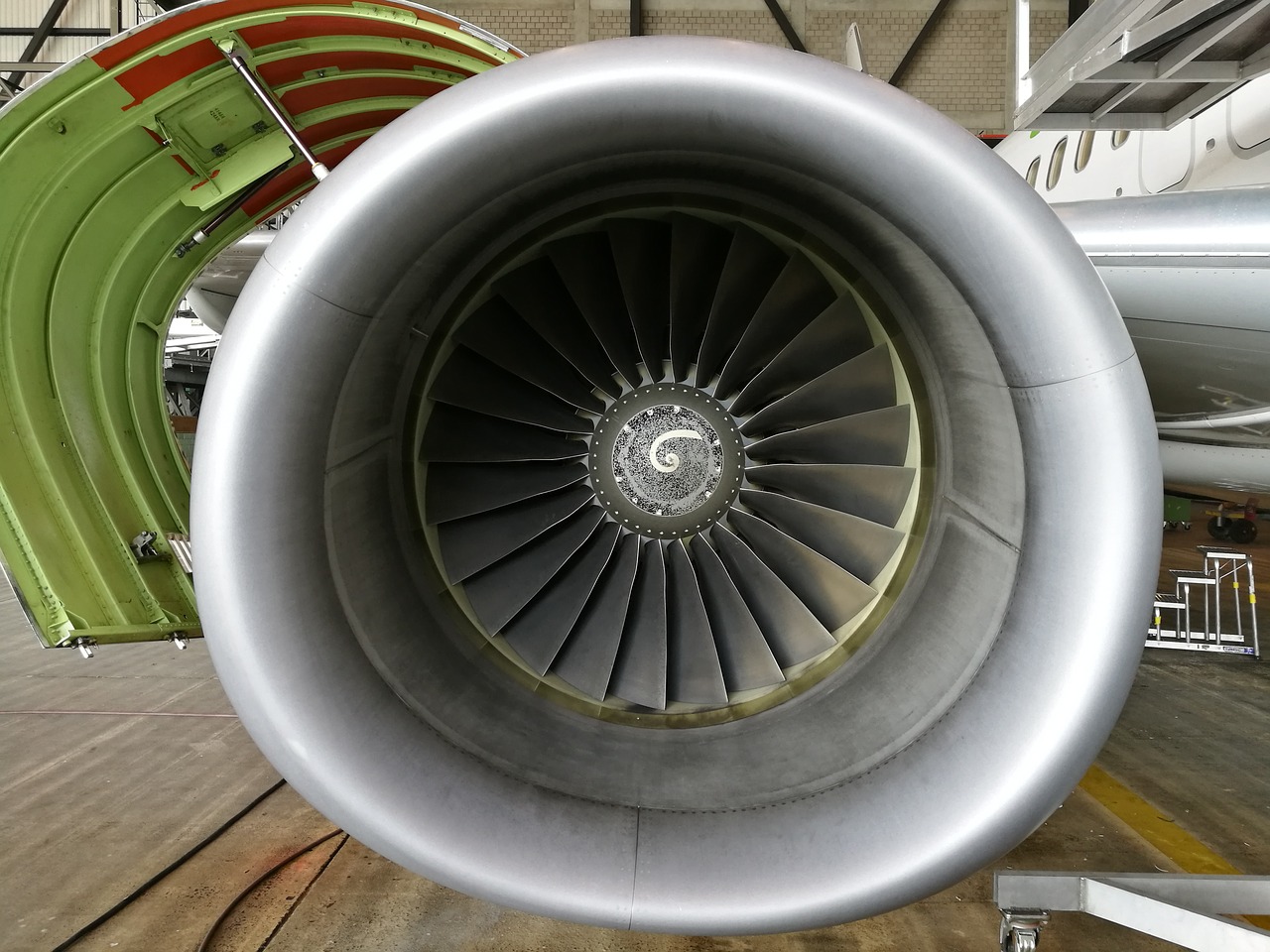 Image - aircraft engine front jet