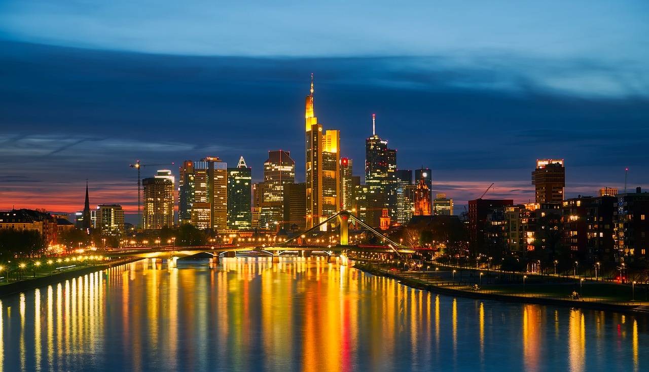 Image - frankfurt am main germany sunset