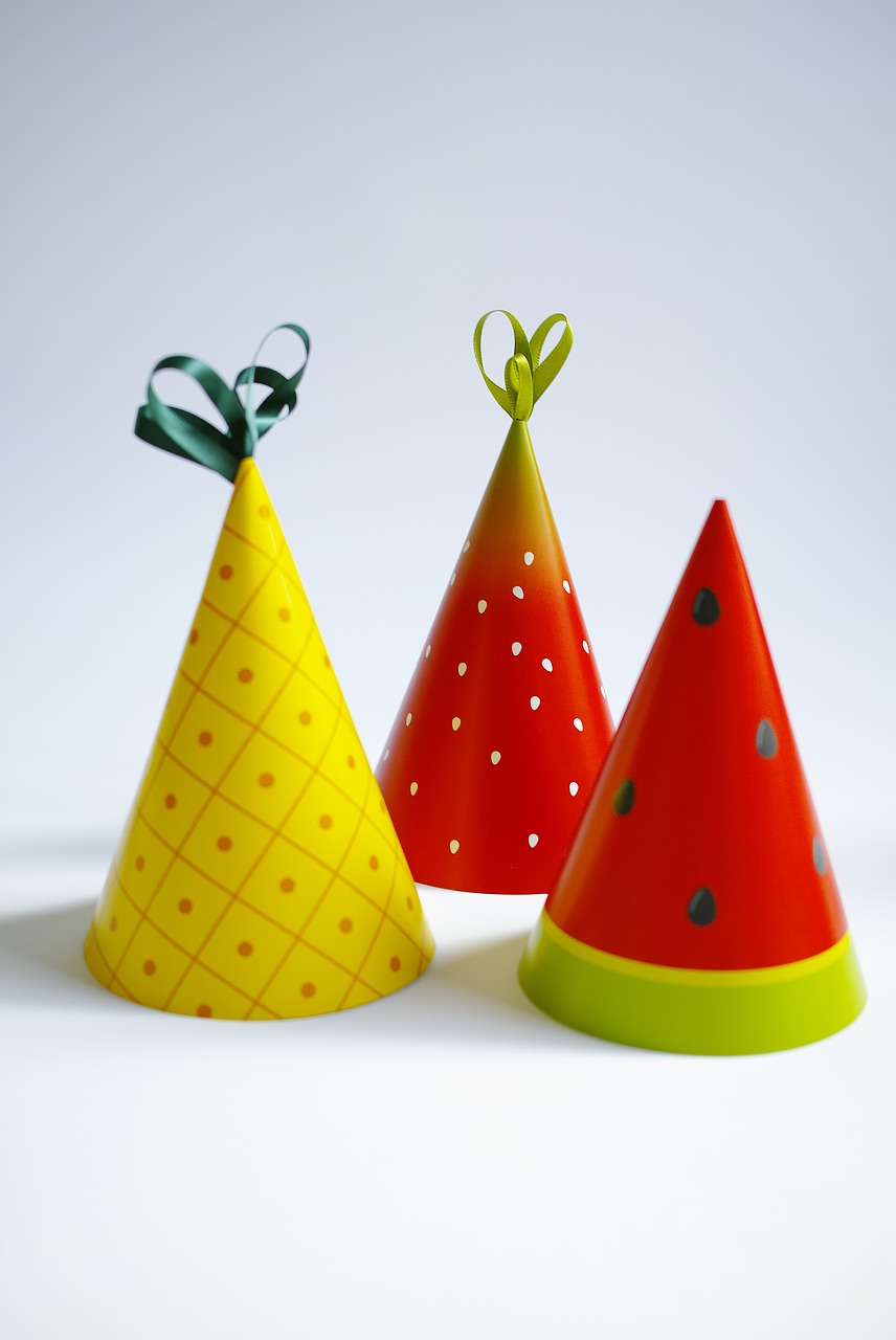 Image - party party hats fruit fruit hat