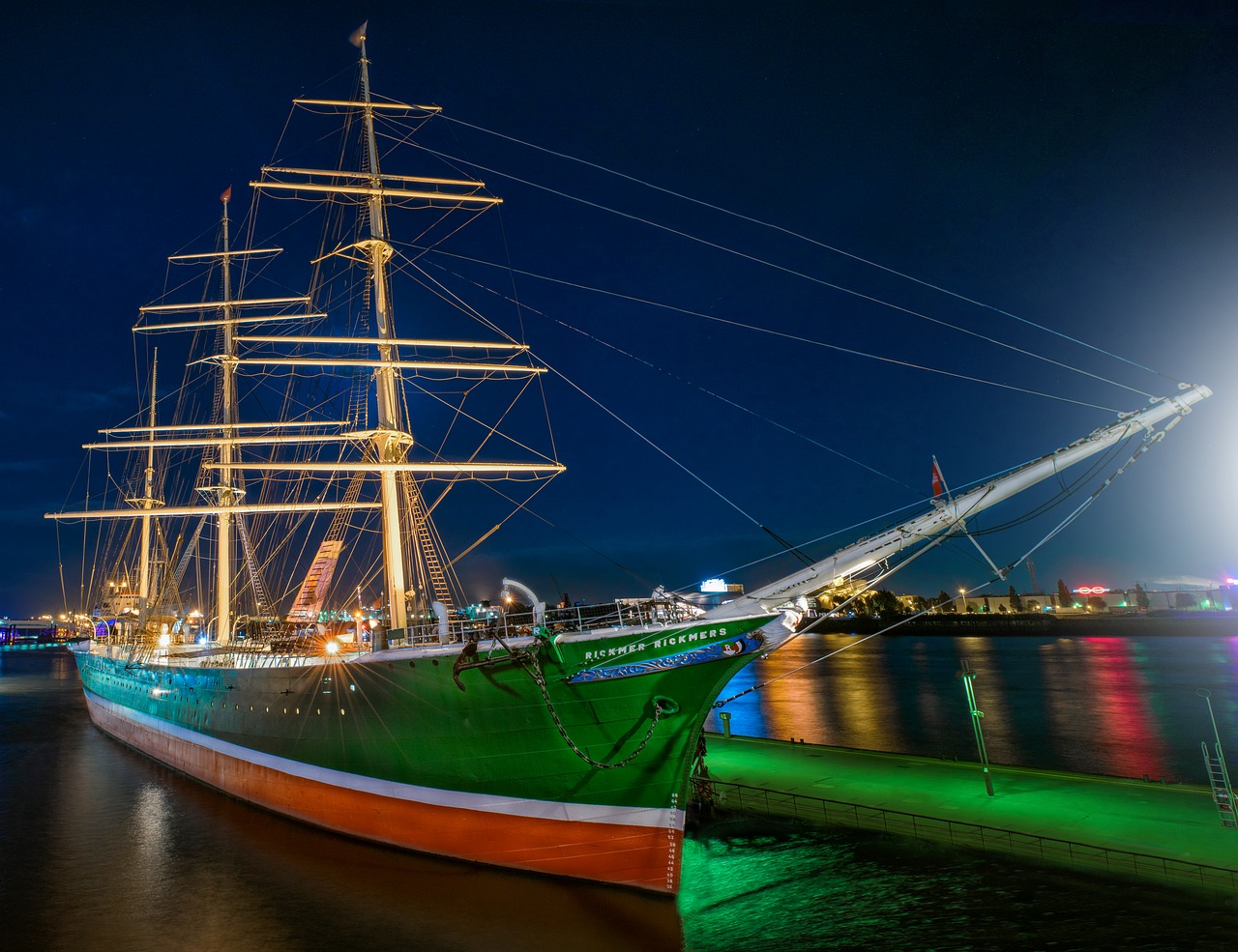 Image - rickmer rickmers ship hamburg port