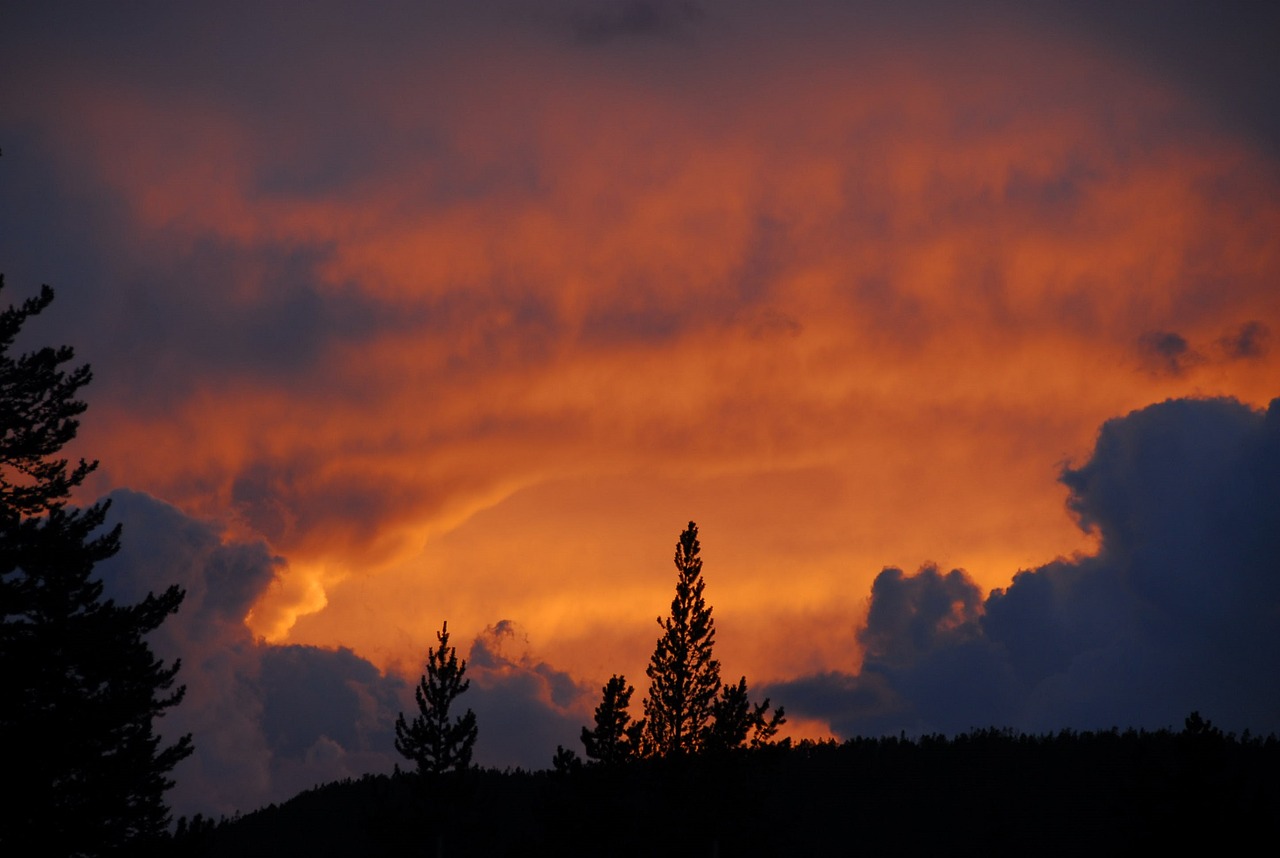 Image - landscape scenic sunset colorful