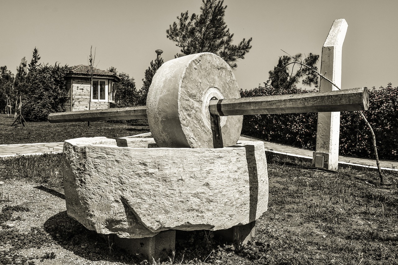 Image - wheat mill traditional rural